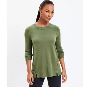 LOFT | Seamed Tunic Sweater